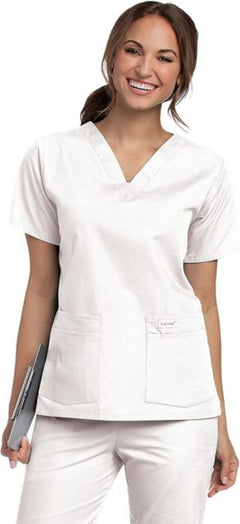 V-NECK TUNIC WHITE LGE