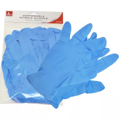 NITRILE GLOVES 10 PACK SMALL - New (SKU: 15327504)