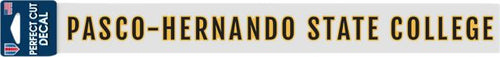 Pasco-Hernando State College 2'' x 17'' Perfect Cut Decal