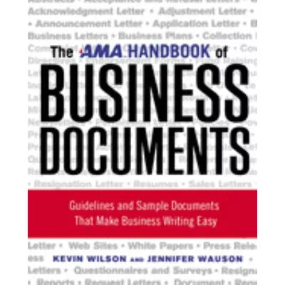 AMHandbook of Business Documents