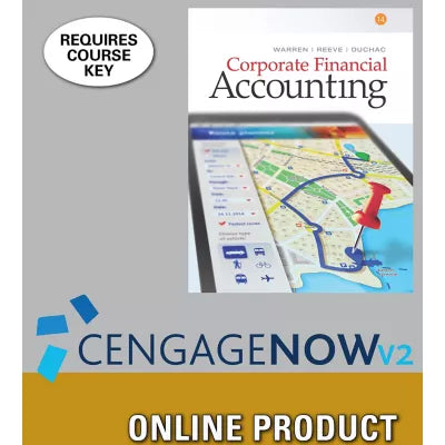 CNOWv2, 1 term Instant Access for Warren/Reeve/Duchac's Corporate Financial Accounting