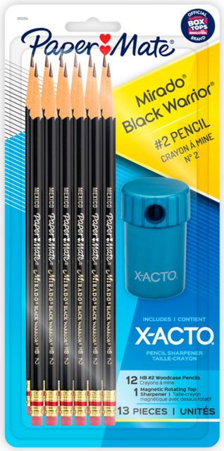 PENCIL MIRADO BLACK W/SHRPNR